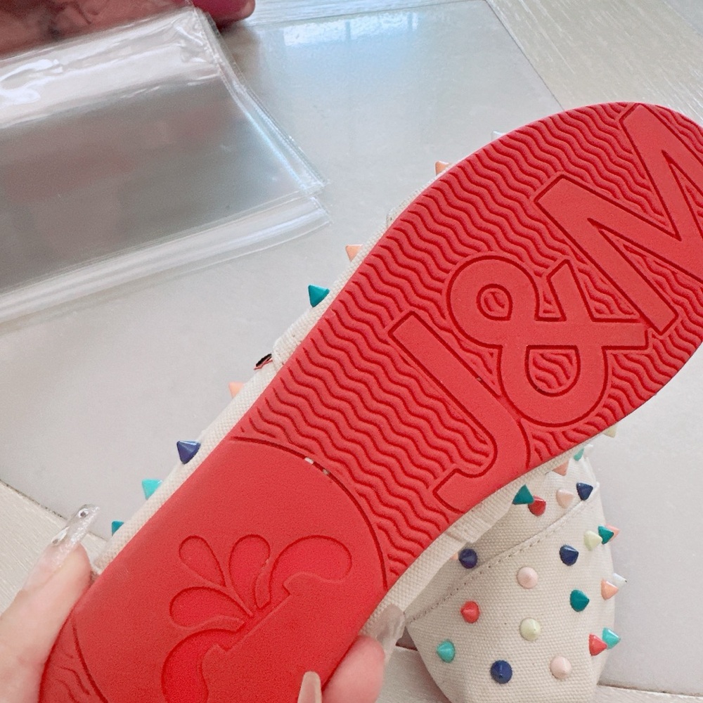 J&M Studded Canvas Flats - Picture 8 of 9